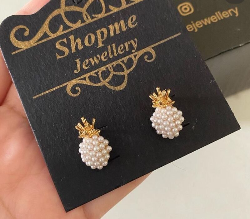 Pineapple Pearl Studs