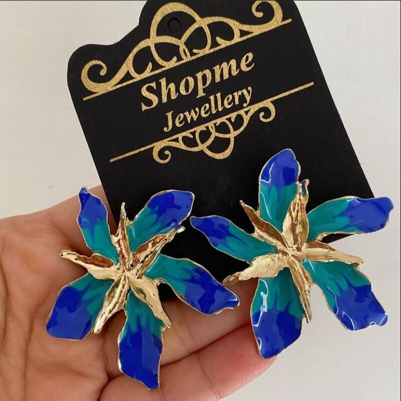 Texture Floral Earring