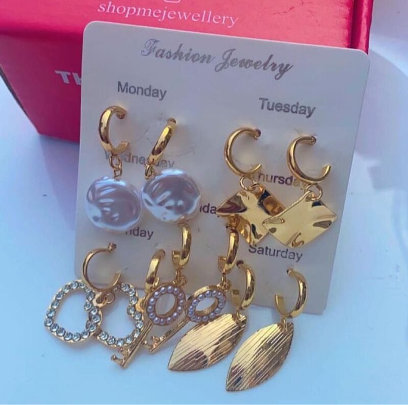 Pack of 6 Earring