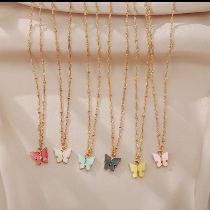 Butterfly Pendant Set