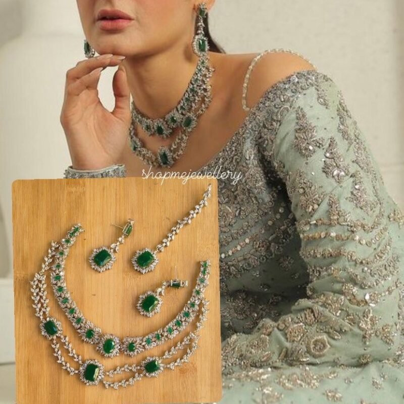 HIRAMANI ZIRCON DOUBLE LAYER SET