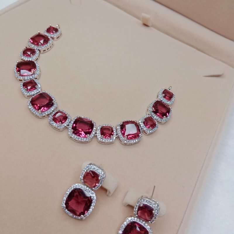 Zircon Choker Set